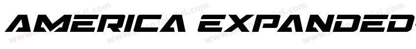 America Expanded字体转换